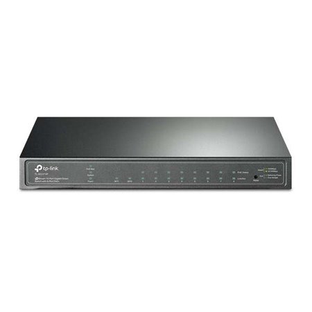 Switch inteligente TP-Link JetStream - 8 portas Gigabit PoE com 2 slots SFP