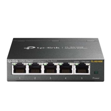 TP-Link Easy Smart Switch com 5 portas Gigabit - Plug & Play - Caixa metálica - Reduz o consumo de energia