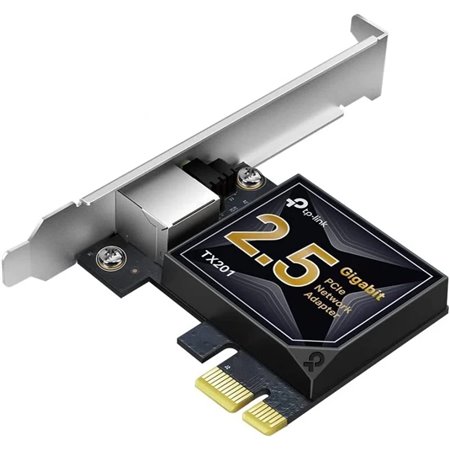 Placa de rede TP-Link TX201 2,5 Gigabit Ethernet - PCI Express, RJ-45