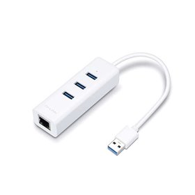Hub USB 3.0 de 3 portas TP-Link UE330 e adaptador Gigabit Ethernet