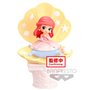 Figura banpresto q posket disney a pequena sereia ariel vestido rosa ver. b