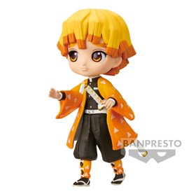 Figura q posket petit kimetsu no yaiba matador de demônios zenitsu agatsuma