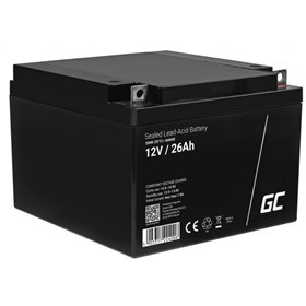 Bateria Chumbo Gel AGM 12V 26A GREEN CELL