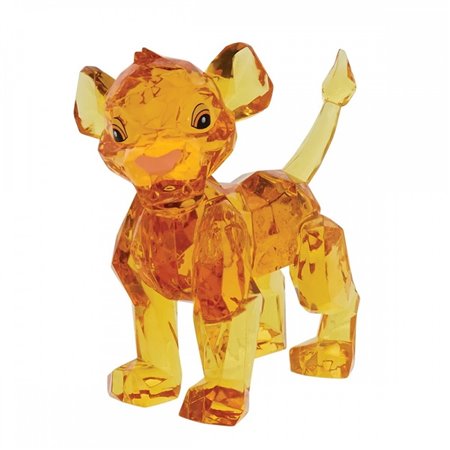 Figura enesco disney cristal o rei leão simba