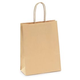 Saco Asa Retorcido 24x11x32 Kraft (Pack 25un)