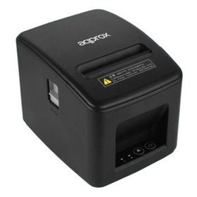 Impressora de bilhetes Approx appPOS80AM-USBLAN/ Térmica/ Largura do papel 80 mm/ USB-Ethernet-RJ11/ Preta
