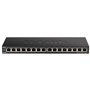 Switch D-Link DGS-1016S 16 Portas/ RJ-45 10/100/1000