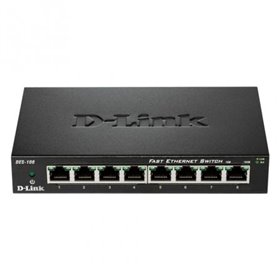 Switch D-Link DES-108 8 Portas/RJ-45 10/100