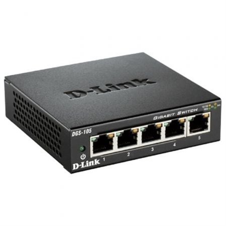 Switch D-Link DGS-105 5 Portas/RJ-45 10/100/1000