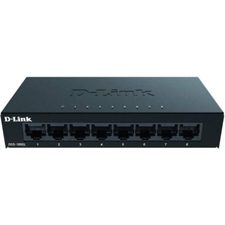 Switch D-Link DGS-108GL 8 Portas/RJ-45 10/100/1000