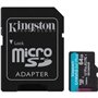 Cartão de memória Kingston CANVAS Go! Plus microSD XC de 64 GB com adaptador/Classe 10/200 MB
