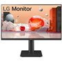 Monitor multimídia LG 25MS550-B Full HD de 24,5", altura ajustável, preto