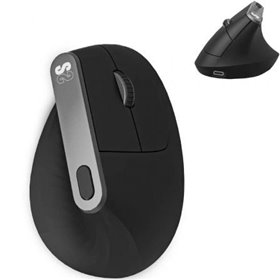 Mouse ergonômico sem fio Subblim Nature Vertical Ergo com bateria dupla/ Bluetooth 2,4 GHz/ Bateria recarregável/ Até 4000 DPI