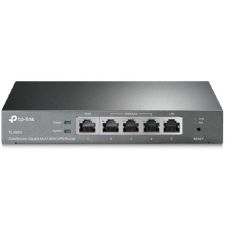 Router VPN Gigabit SafeStream TP-Link Omada TL-R605/ 5 portas multi-WAN