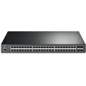 Switch Gerenciável TP-Link Omada JetStream TL-SG3452P 52 Portas/RJ-45 10/100/1000/PoE+/SFP Switch Gerenciável TP-Link Omada JetStream TL-SG3452P 52 Portas/RJ-45 10/100/1000/PoE+/SFP