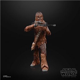 Figura hasbro star wars uma nova esperança chewbacca black series