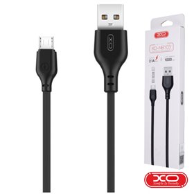 Cabo Usb-A 2.0 Macho / Micro Usb-B 2.1A 1M Preto Xo
