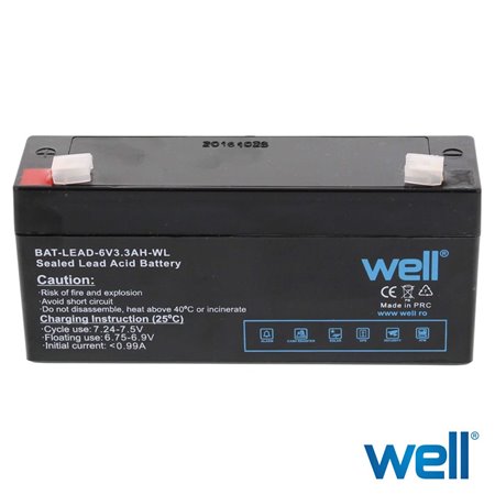 Bateria Chumbo 6V 3.3A