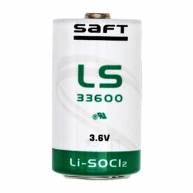 Pilha Lítio LS33600 3.6V 17000mAh SAFT