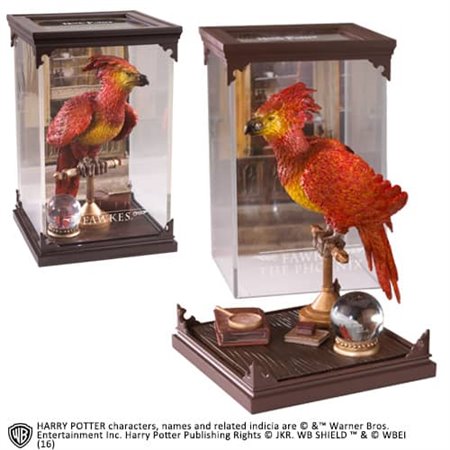 Figura a coleção nobre harry potter criaturas mágicas fawkes fênix