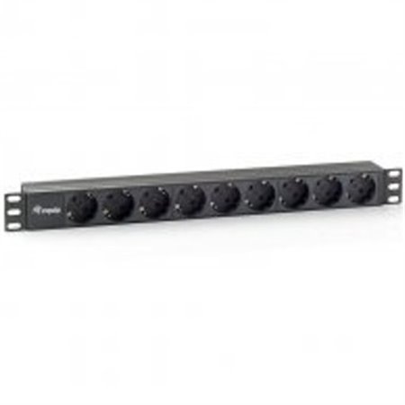 Power strip equipar rack 19 polegadas 1u 9 soquetes 3500w cabo 1,8m