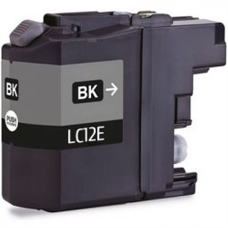 Brother LC12E Tinteiro Preto - Compatível