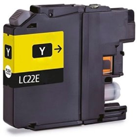 Brother LC22E Tinteiro Amarelo - Compatível