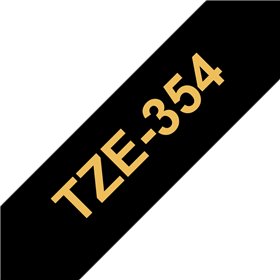 Brother TZe354 Cinta Laminada de Etiquetas - Compatível